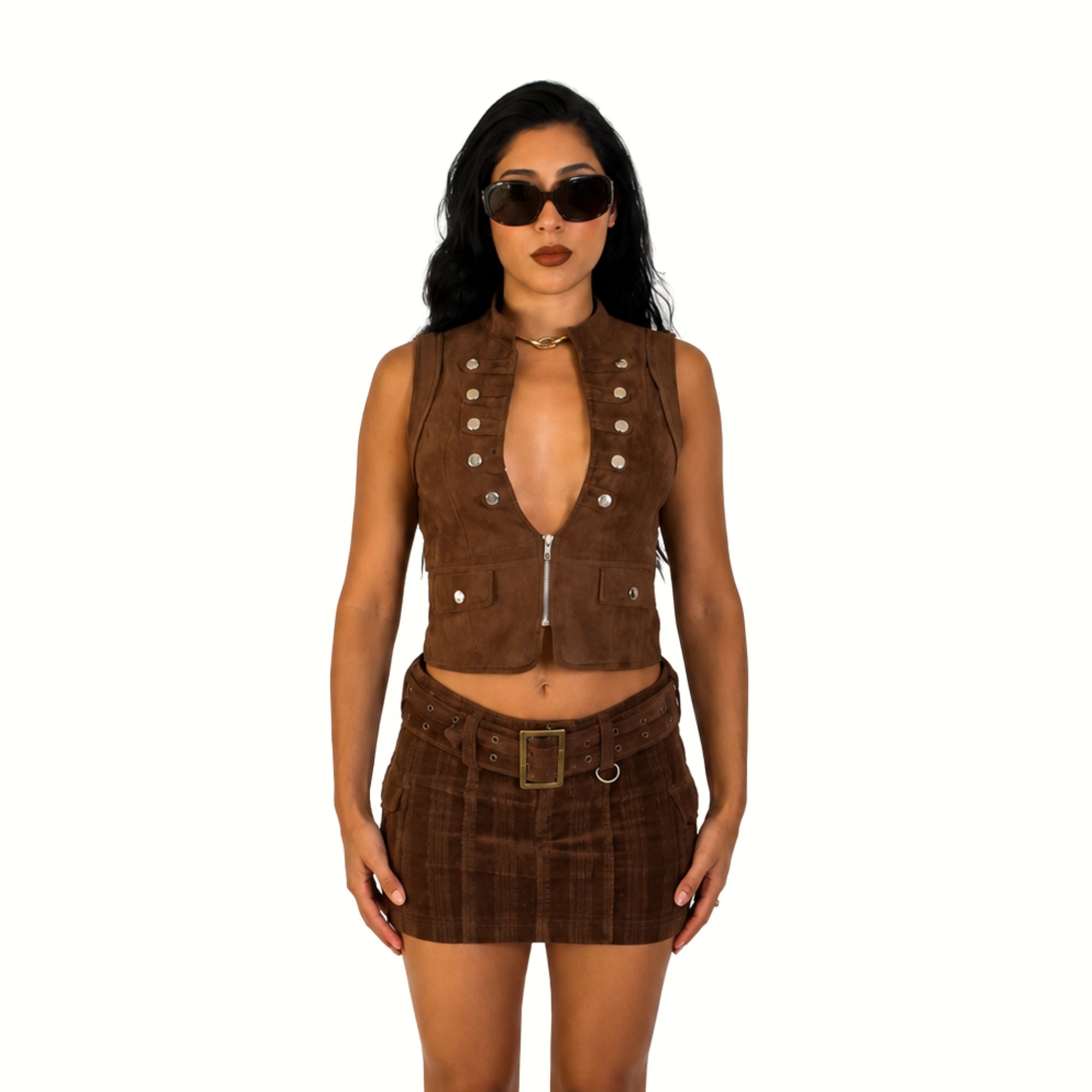 Kamelia Brown Top