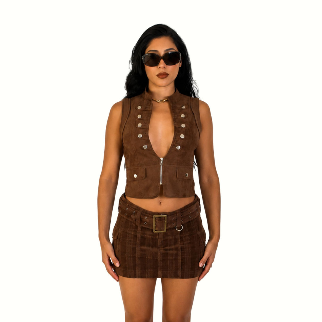 Kamelia Brown Top