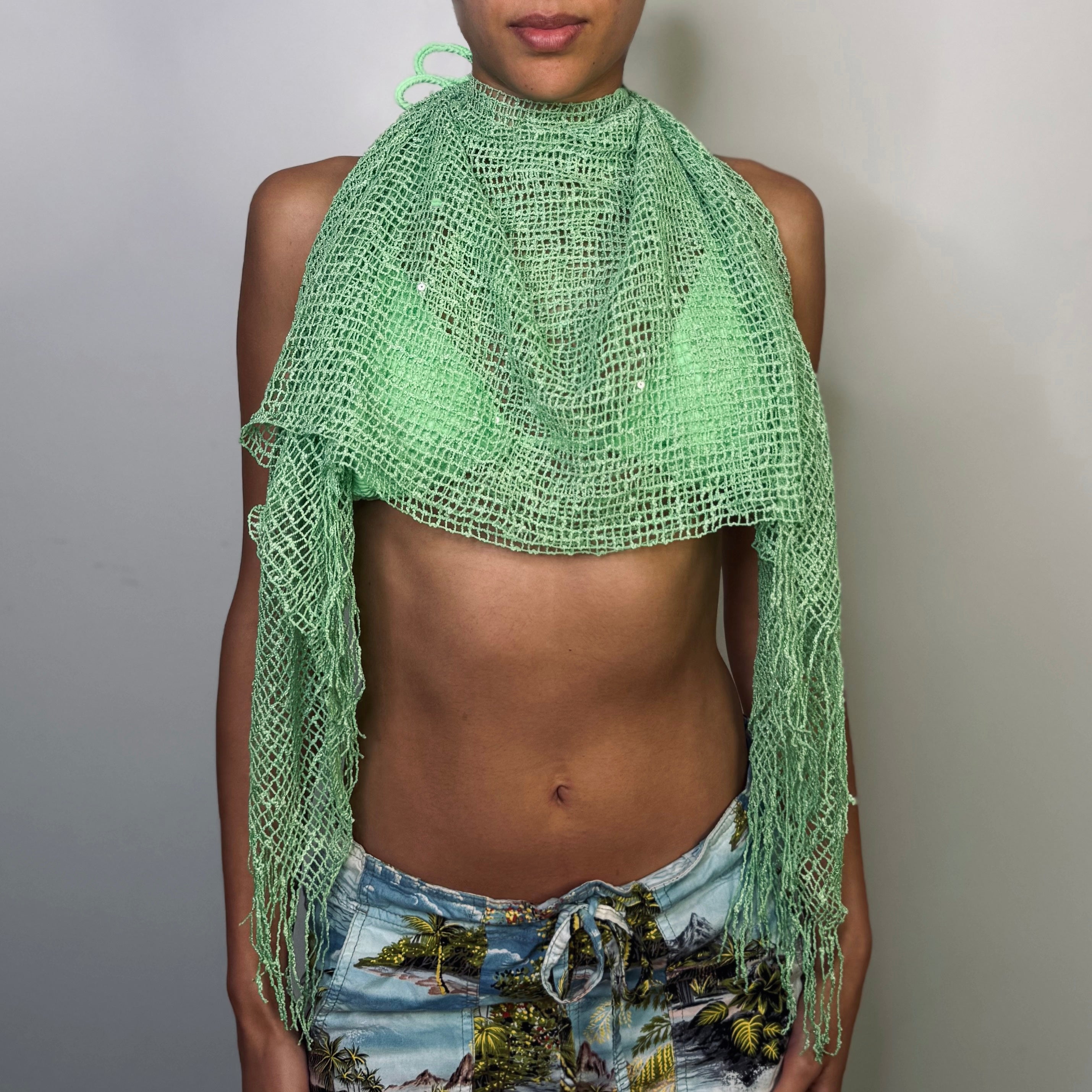 Tulum Emerald Poncho