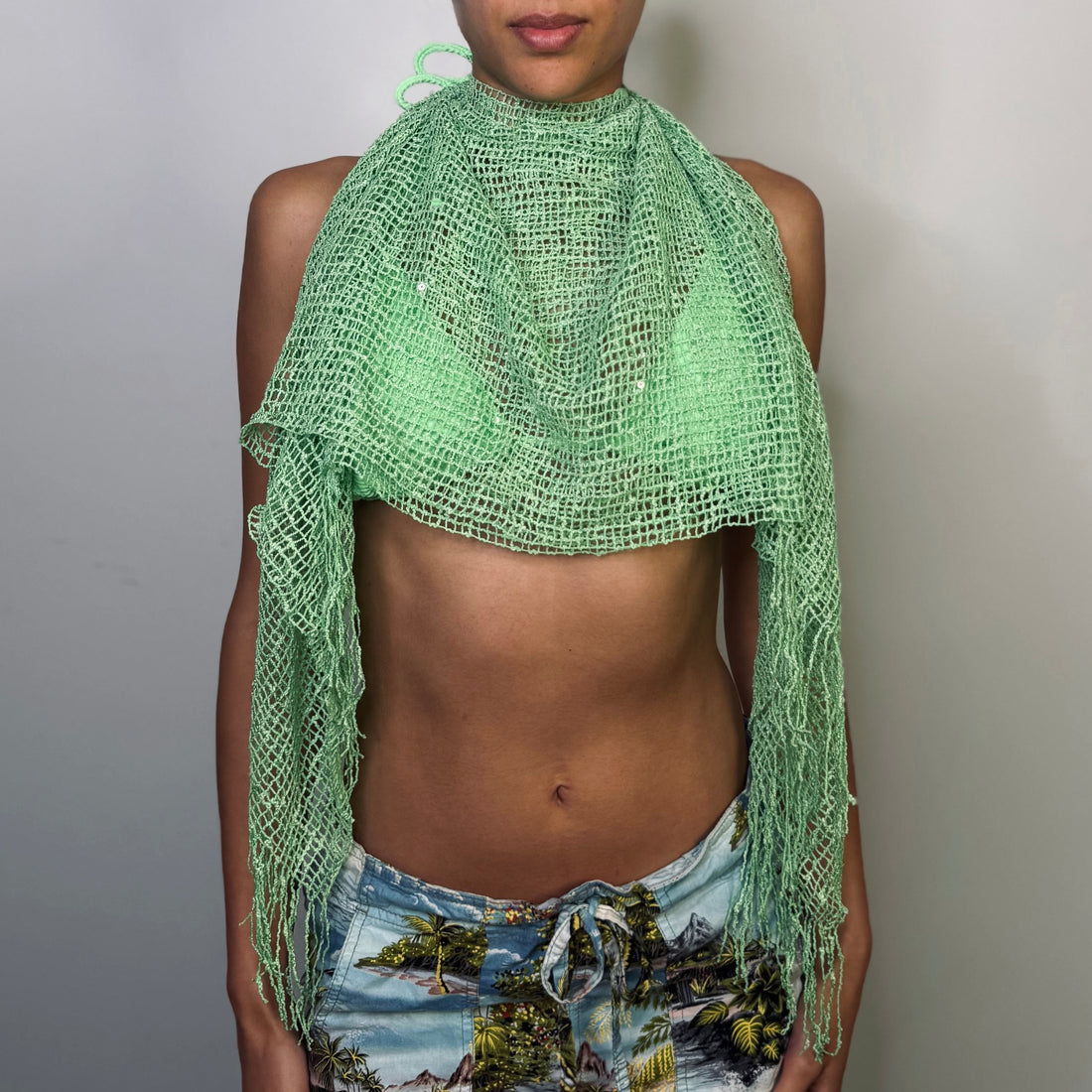 Tulum Emerald Poncho