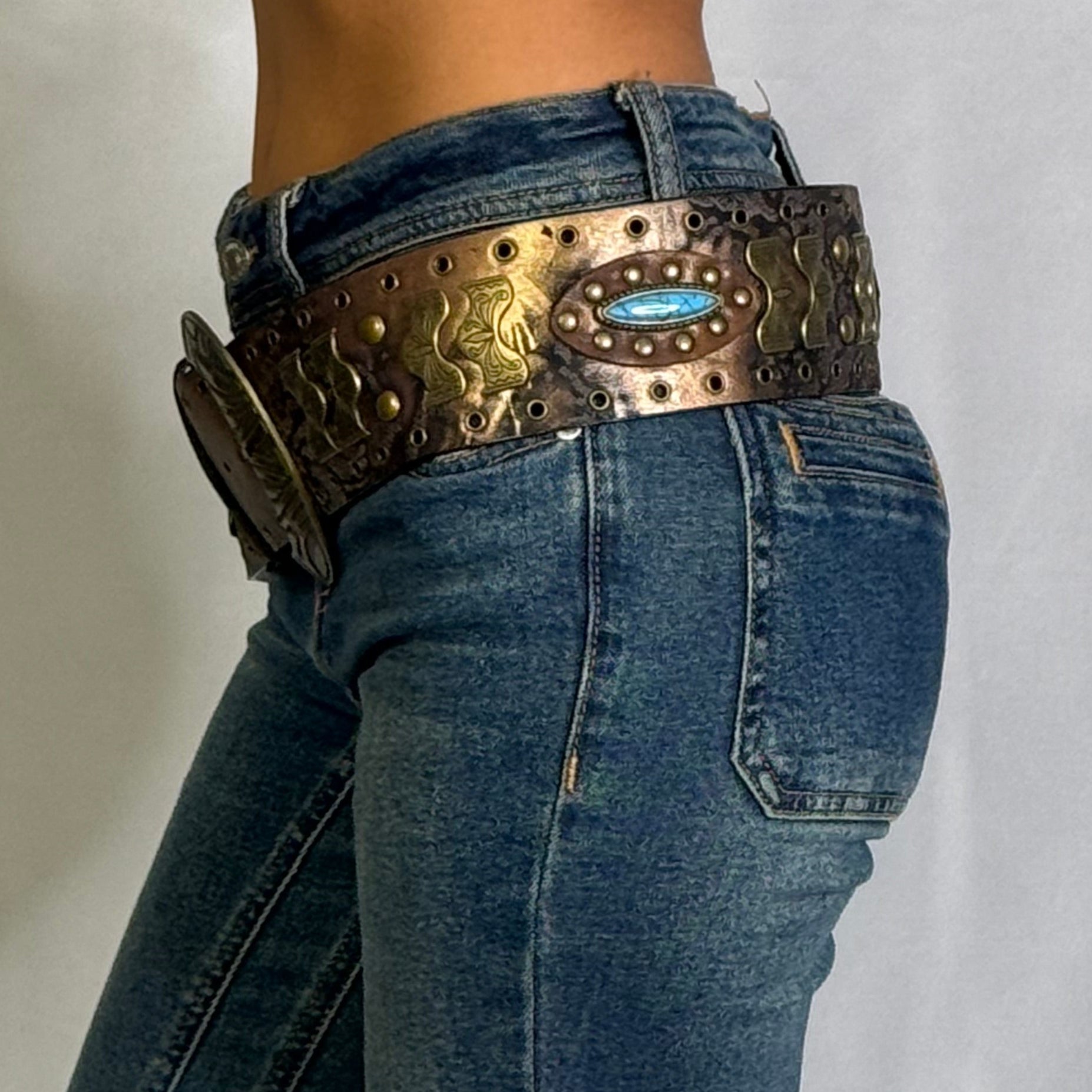 Wild Turquoise Chunky Belt