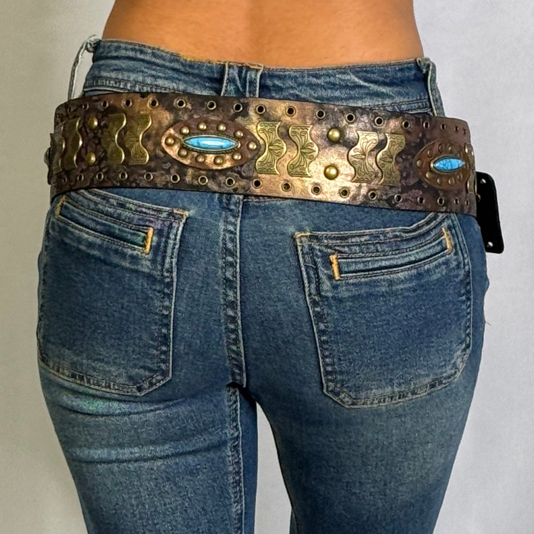 Wild Turquoise Chunky Belt